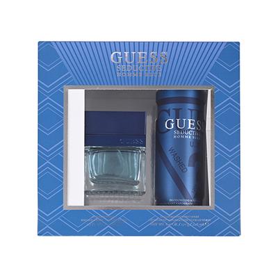 Guess Seductive Homme Blue Set (Eau De Toilette 50Ml + Body Spray 170G) 1's - Makeup Kits & Sets