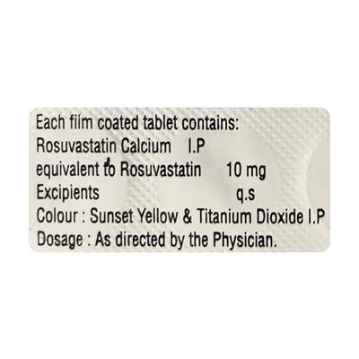 ROSUSIM 10mg Tablet 10's - High Cholesterol-Dys