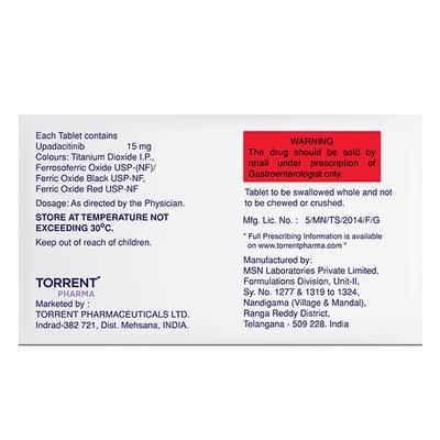 UPADACOL 15 Tablet 10's - General-P