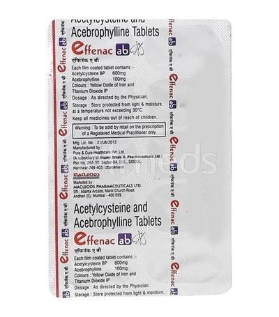 Effenac AB Tablet 10'S - Asthma/COPD-Ast