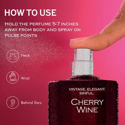 Mcaffeine Fien Cherry Wine Perfume For Women- Citrus-Sweet EDP, 12 Hrs Long Lasting 100 ml - Women Perfumes (Edt/Edp)