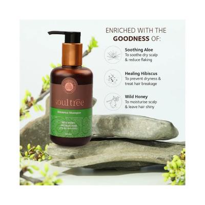SoulTree Hibiscus Shampoo with Honey and Aloe Vera 250 ml - Shampoos