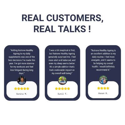 Nutrone Healthy Aging Powder - Kesar Badam Flavour 300gm - Daily Health Drinks