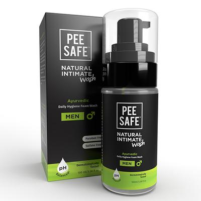 Pee Safe Natural Intimate Wash for Men with Ayurveda Extracts 100 ml - Intimate Care