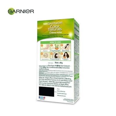 Garnier Color Naturals Creme Riche - Shade 4 Brown (70 ml + 60 gm) - Crème