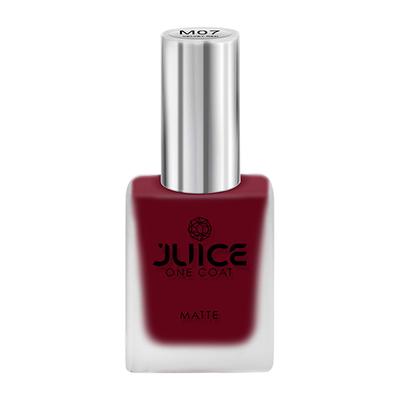 JUICE One Coat Long Lasting Quick Dry Chip Resistent Nail Polish VELVET RED M7 11 ml - Nail Polish