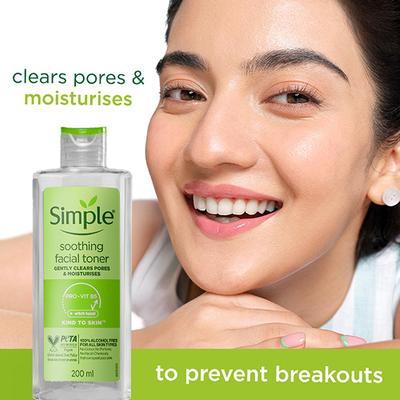 Simple Kind To Skin Soothing Facial Toner 200 ml - Toners