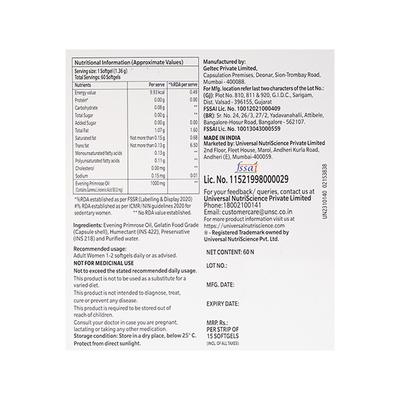 Primosa 1000 mg Capsules 15's - Nutritional Supplements