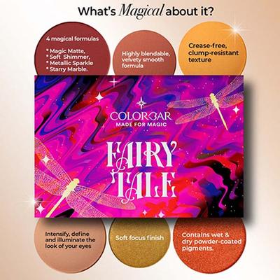 Colorbar Fairytale Eyeshadow Palette 24 Shades 30 gm - Eye Shadow Palettes