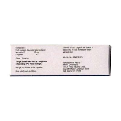 VERMACT 12 Dispersible Tablet 10's - Parasitic Worms-Ant