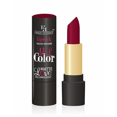 Half N Half Velvet Matte Love Texture Lipstick My Colour, 07 Ruby Woo 3.8gm - Lipsticks
