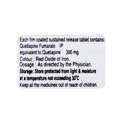 Quser XL 300mg Tablet 10'S - Schizophrenia-Aps
