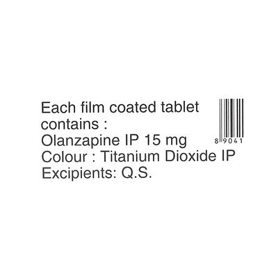 Oliza 15mg Tablet 10'S - Schizophrenia-Aps