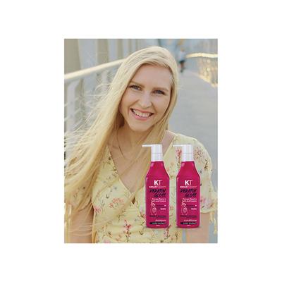 Kehairtherapy Keratin Gloss Shampoo & Conditioner (Pack Of 2) 500 ml - Straight Hair