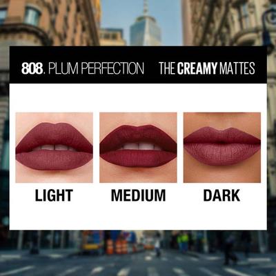 Maybelline New York Color Sensational Creamy Matte Lipstick,607 Red Dy Red 1's - Lipsticks