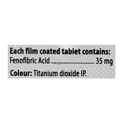 Fenocor 35mg Tablet 10'S - High Cholesterol-Dys
