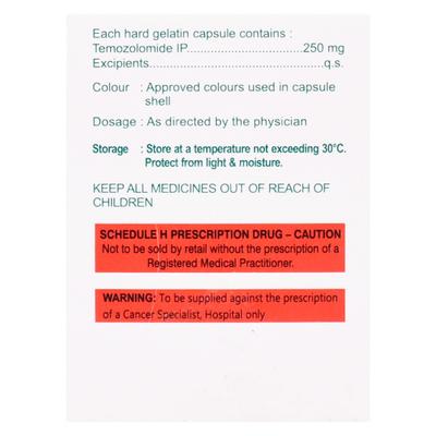 Temotero 250mg Capsule 5'S - Cancer Oncology-Cyt