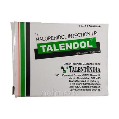 Talendol 5mg Injection 1ml - Vertigo-Ant