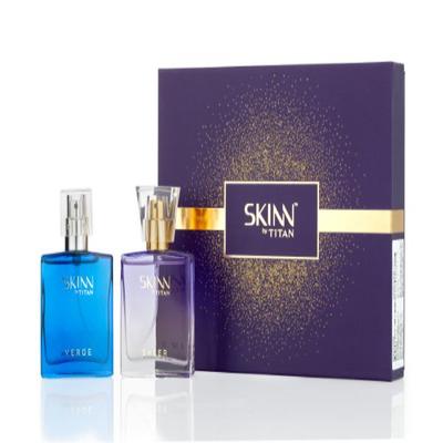 Skinn By Titan Verge And Sheer 25Ml each Perfume for Pair Edp 2's - Perfumes (Edt/Edp)