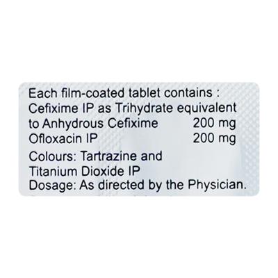 Cefolac O 200mg Tablet 10'S - Bacterial Infections-Cep