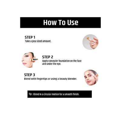 Insight Cosmetics Concealer Foundation - Creamy Beige 20 ml - Foundation