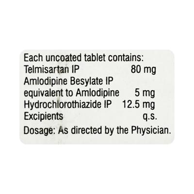 TIGATEL AMH 80 Tablet 10's - Hypertension-Ang