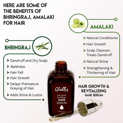 Globus Naturals Hair Growth & Revitalizing Hair Serum 50 ml - Hair Serums
