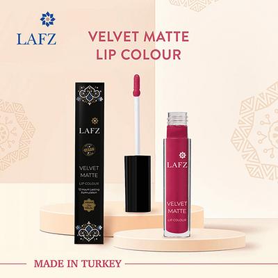 Lafz Transfer Proof & Smudge Proof Velvet Matte Lip Colour, Fuchsia Flare 5.5 ml - Liquid Lipsticks