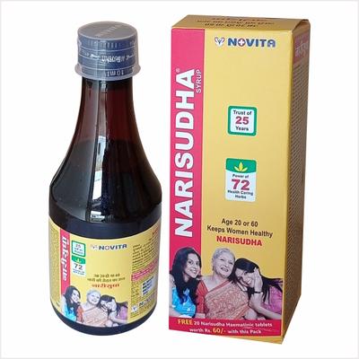 Novita Narisudha Syrup (Free 20 Narisudha Haematinic Tablet Worth Rs 60) 200 ml - Speciality Medicines