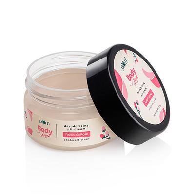 Plum Bodylovin' Feelin' So Rose De-Odorizing Pit Deodorant Cream 50 gm - Creams/Oils/Lotions
