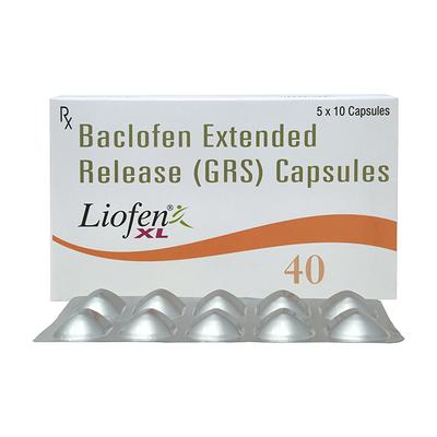 Liofen XL 40mg Capsule 10'S - Muscle Cramps/Spasticity-Mus