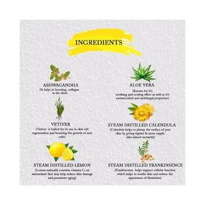 Roots & Herbs Ashwagandha Skin Illuminating Kit 260 gm - Masks & Peels