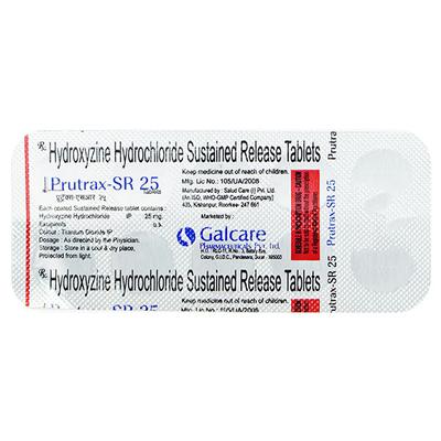 PRUTRAX SR 25mg Tablet 10's - Allergies-Ant