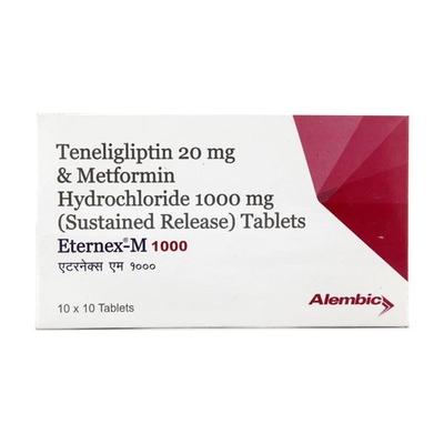 Eternex M 1000 Tablet 10 'S - Diabetes-Ant