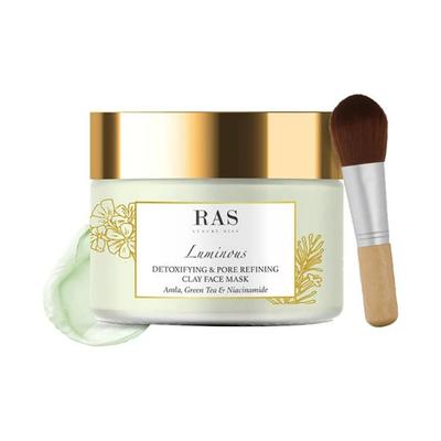 Ras Luxury Skincare Luminous Detoxifying & Pore Refining Clay Face Mask 50gm - Masks & Peels