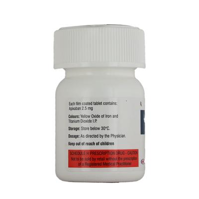 APIGAT 2.5mg Tablet 30's - Blood Clot-Ant
