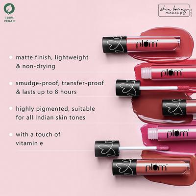 Plum Matte In Heaven Liquid Lipstick - Very Berry - 128 4.5 ml - Lipsticks