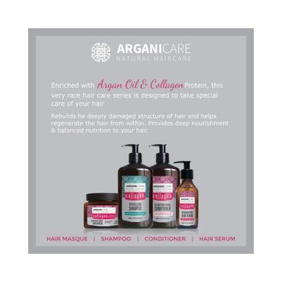 Arganicare Revitalizing Organic Argan Oil and Collagen Shampoo 400 ml - Shampoos