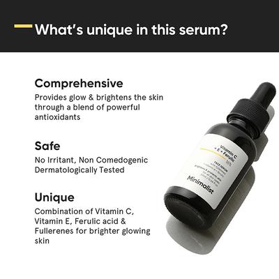 Minimalist Vitamin C+E+Ferulic 16% Face Serum 20ml - Face Serum