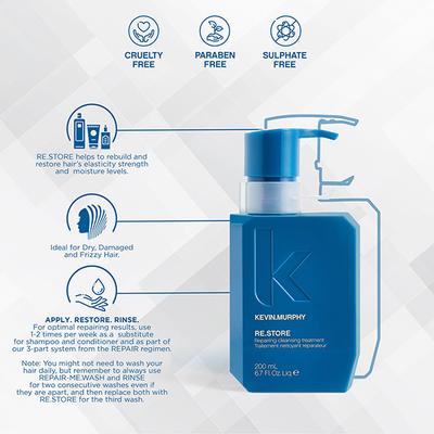 Kevin Murphy Re.Store Repairing Cleansing Treatment 6.7 Oz – Hairbyash