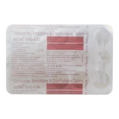 AZTEL TRIO 6.25 Tablet 15's - Hypertension-Ana