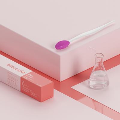 Biocule Glow Lip Brush For Lip Scrubbing, Exfoliation & Massage, Double Sided Brush 2's - Lip Scrubs