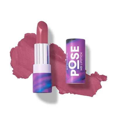 Myglamm Pose Hd Lipstick - Nude Mauve 4 Gm - Lipsticks