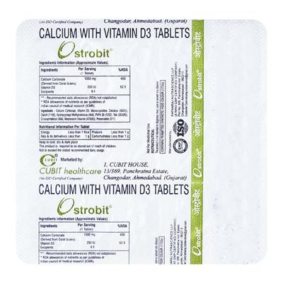 OSTROBIT Tablet 15's - Supplements-Cal