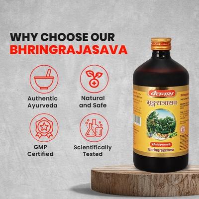 Baidyanath Bhringrajasava Syrup 450 ml - Speciality Medicines