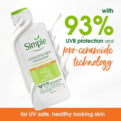 Simple Kind To Skin Protecting Light Moisturiser 125 ml - Face Moisturizers