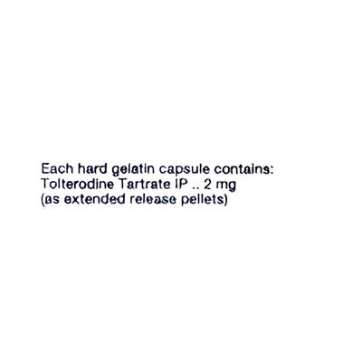Terol LA 2mg Capsule 10'S - Bladder And Prostate Disorders-Dru
