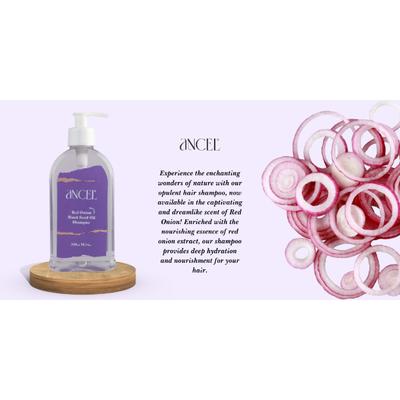 Ancel Red Onion Black Seed Oil Shampoo 300 ml - Shampoos