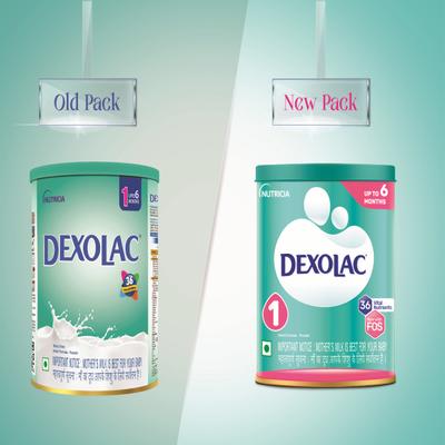 Dexolac Stage 1 (Upto 6 Months) Powder 400 gm -Tin - Kids Nutrition