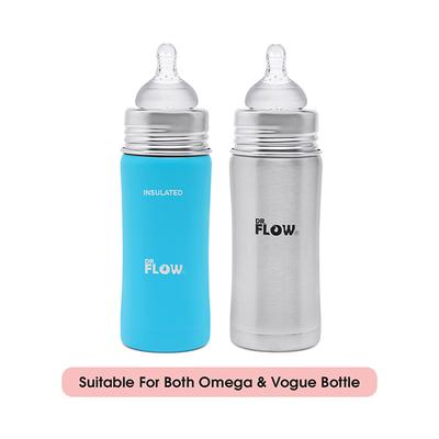 Dr.Flow Anti Colic Silicone Teat - Small (Pack of 2) - Feeding & Nursing